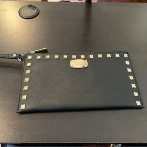 Michael kors studded wristlet